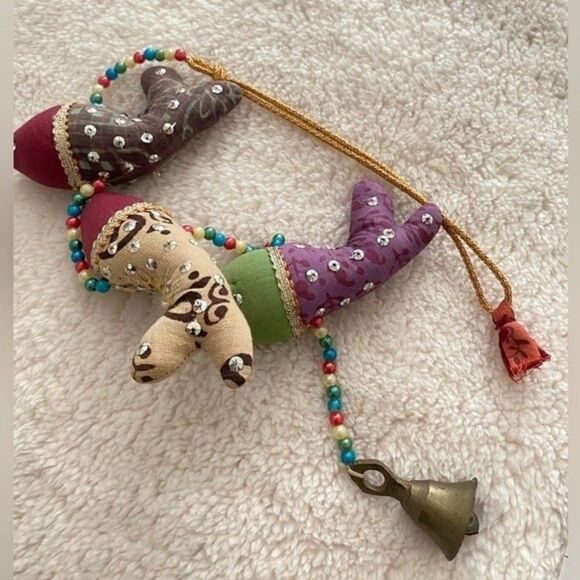 Handmade Fish Mobile Hanging Mobile Sequence & Beaded Bell Hanging Baby Room - Picture 6 of 8